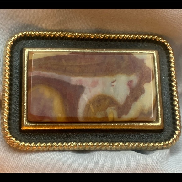 Agate Belt Buckle - Picture 2 of 5